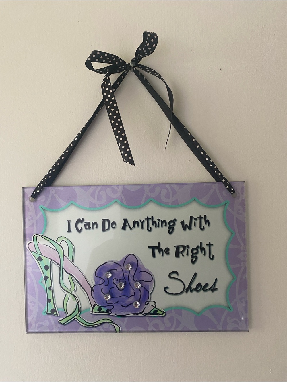 Glass plaque - Exc Shape !